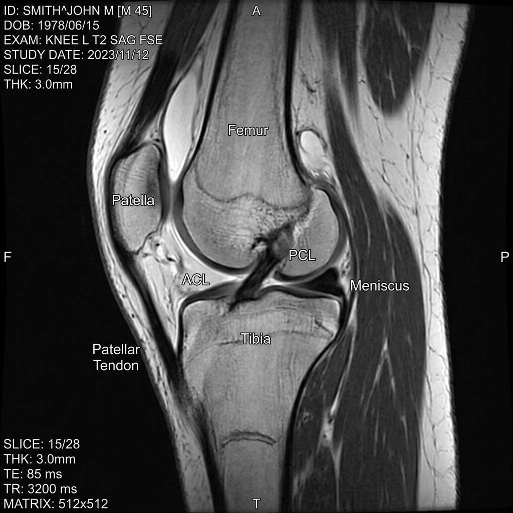 Clinical Knee MRI Scan